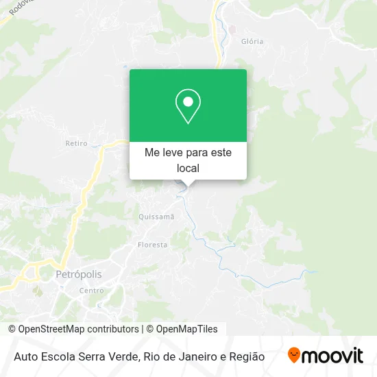 Auto Escola Serra Verde mapa