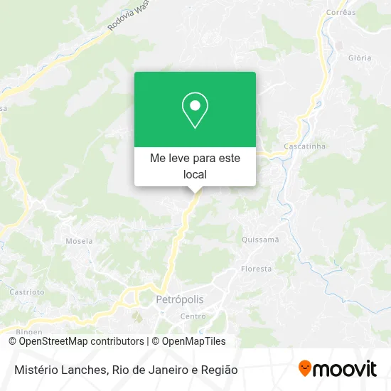 Mistério Lanches mapa