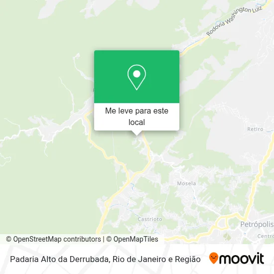 Padaria Alto da Derrubada mapa