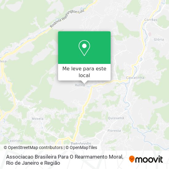 Associacao Brasileira Para O Rearmamento Moral mapa