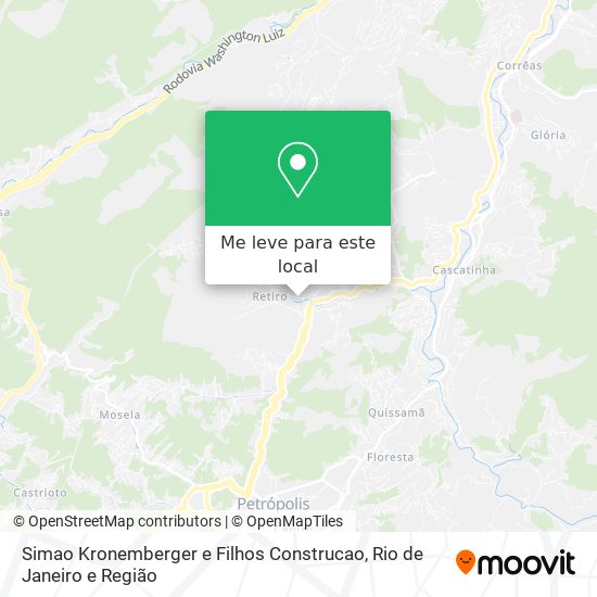 Simao Kronemberger e Filhos Construcao mapa