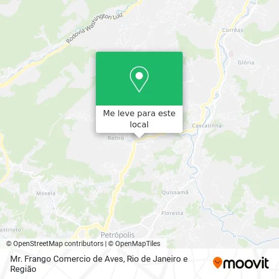 Mr. Frango Comercio de Aves mapa
