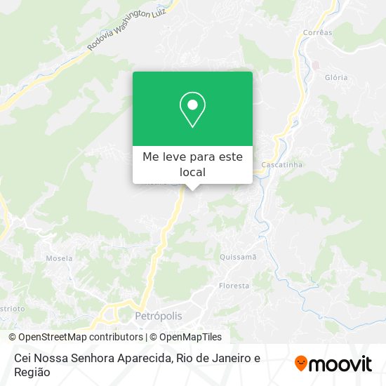 Cei Nossa Senhora Aparecida mapa