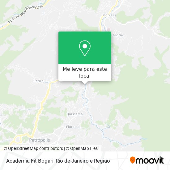 Academia Fit Bogari mapa
