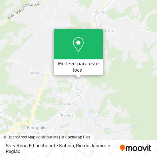 Sorveteria E Lanchonete Katicia mapa