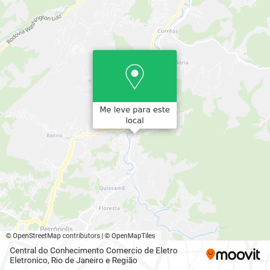 Central do Conhecimento Comercio de Eletro Eletronico mapa