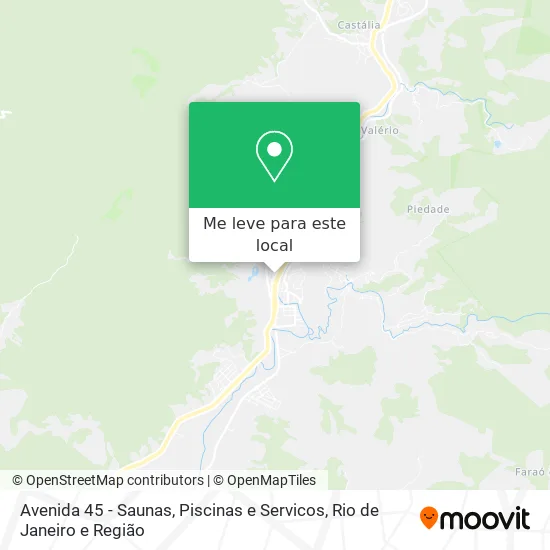 Avenida 45 - Saunas, Piscinas e Servicos mapa