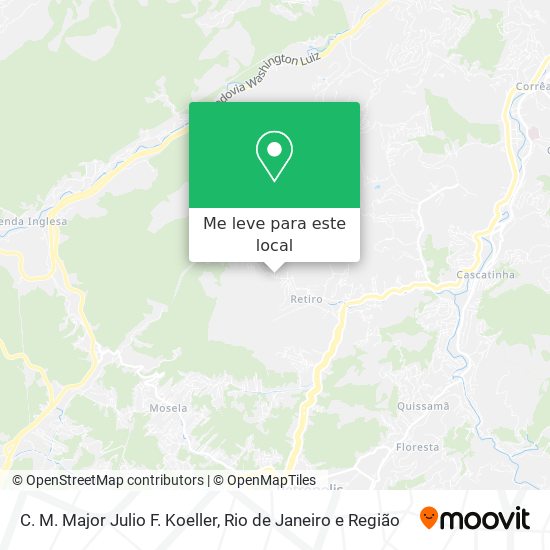 C. M. Major Julio F. Koeller mapa