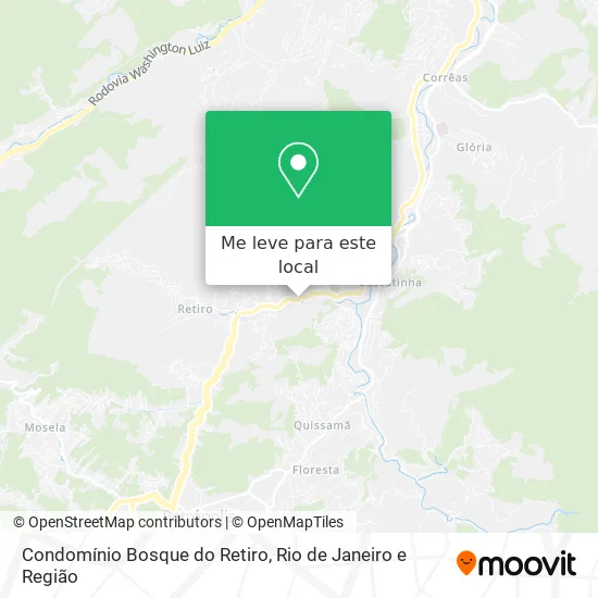 Condomínio Bosque do Retiro mapa