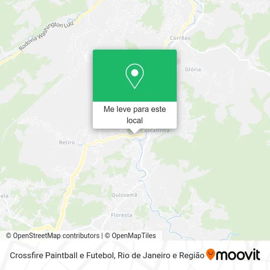 Crossfire Paintball e Futebol mapa