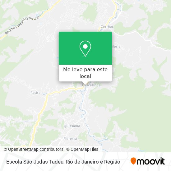 Escola São Judas Tadeu mapa