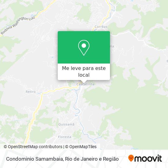 Condominio Samambaia mapa