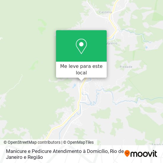 Manicure e Pedicure Atendimento à Domicílio mapa