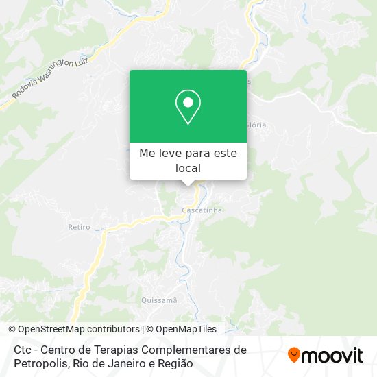 Ctc - Centro de Terapias Complementares de Petropolis mapa