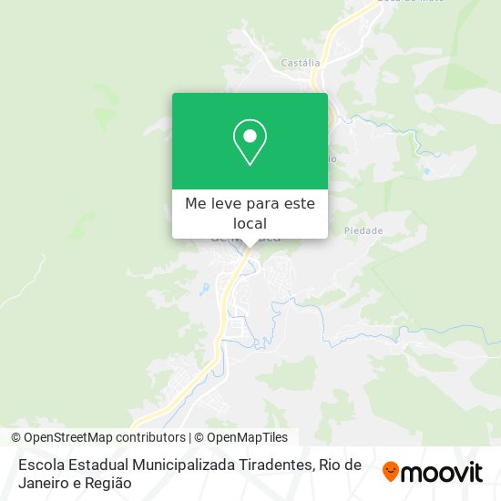 Escola Estadual Municipalizada Tiradentes mapa