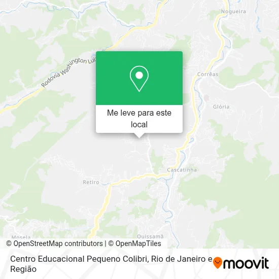 Centro Educacional Pequeno Colibri mapa