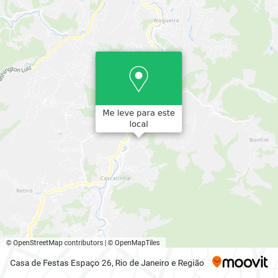 Casa de Festas Espaço 26 mapa