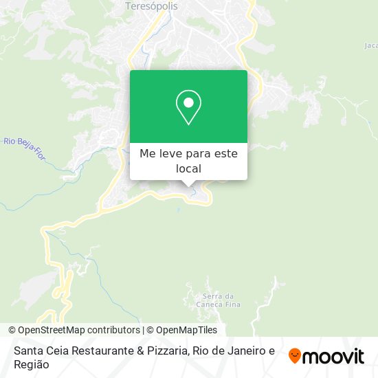 Santa Ceia Restaurante & Pizzaria mapa