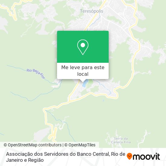 Associação dos Servidores do Banco Central mapa