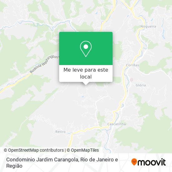 Condomínio Jardim Carangola mapa