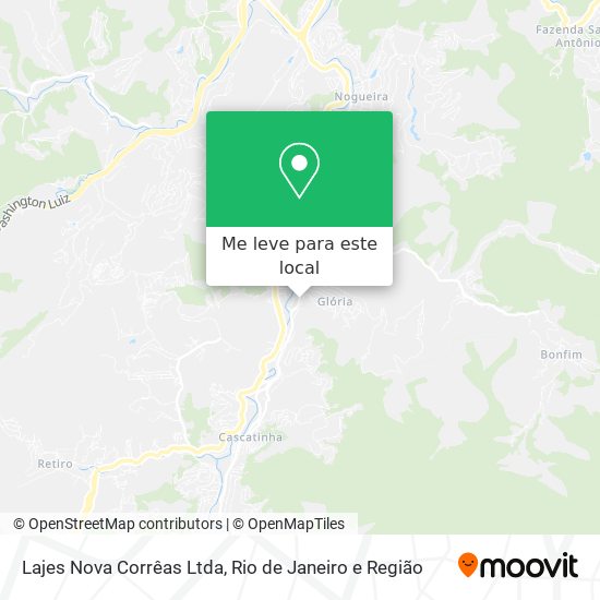 Lajes Nova Corrêas Ltda mapa