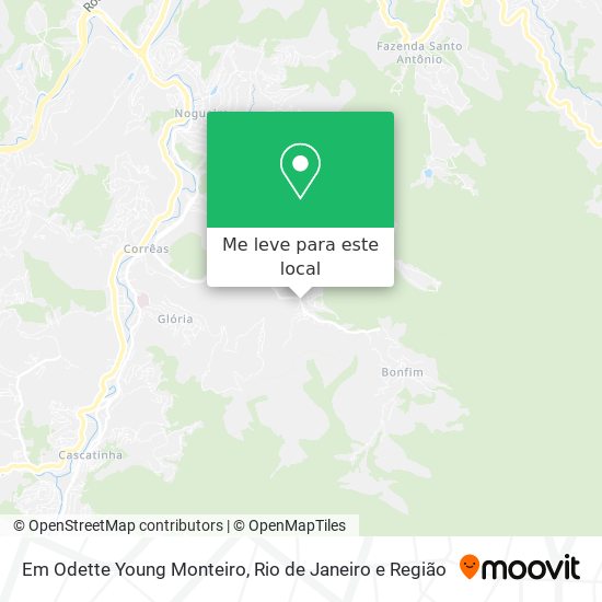 Em Odette Young Monteiro mapa
