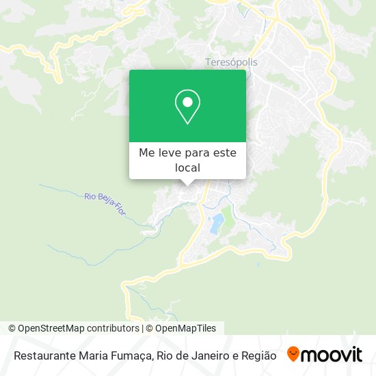 Restaurante Maria Fumaça mapa