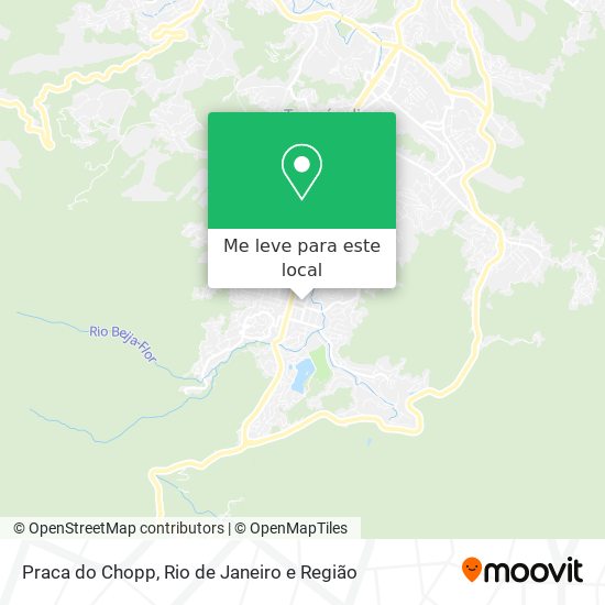 Praca do Chopp mapa