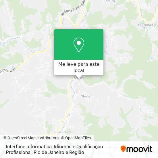 Interface Informática, Idiomas e Qualificação Profissional mapa