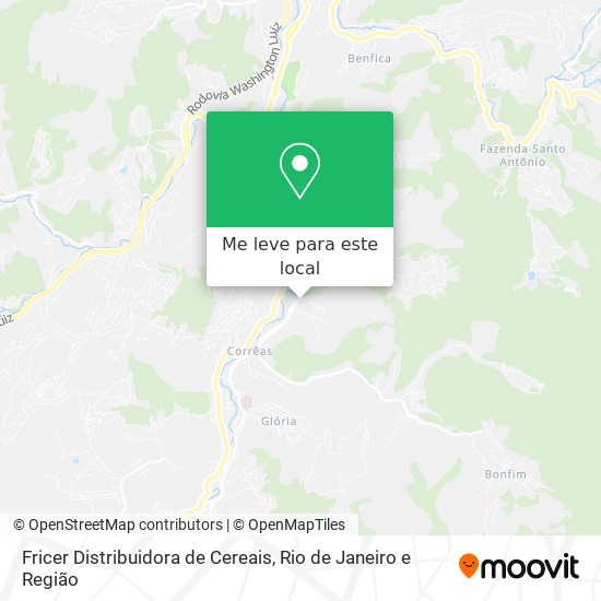 Fricer Distribuidora de Cereais mapa