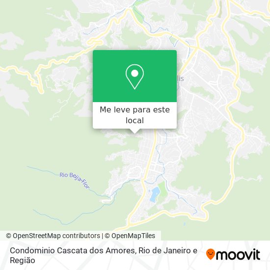Condominio Cascata dos Amores mapa