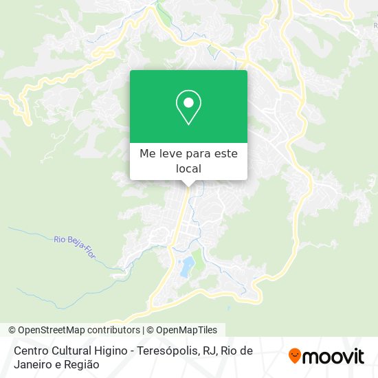 Centro Cultural Higino - Teresópolis, RJ mapa