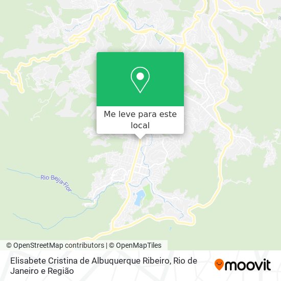 Elisabete Cristina de Albuquerque Ribeiro mapa