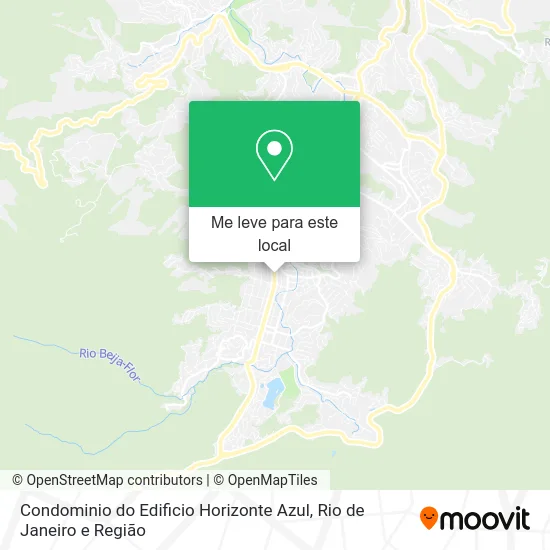 Condominio do Edificio Horizonte Azul mapa