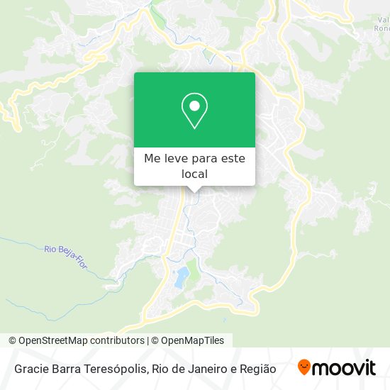 Gracie Barra Teresópolis mapa