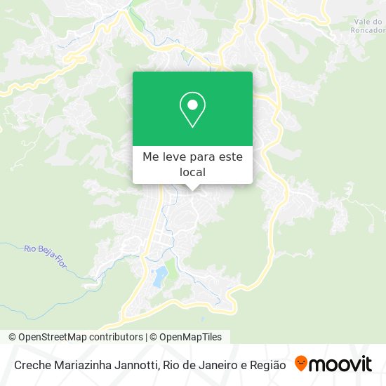 Creche Mariazinha Jannotti mapa
