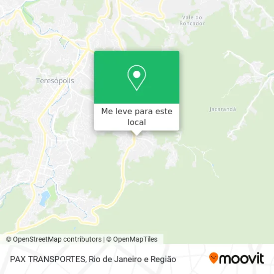 PAX TRANSPORTES mapa