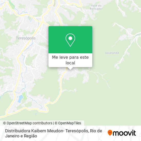 Distribuidora Kaibem Meudon- Teresópolis mapa