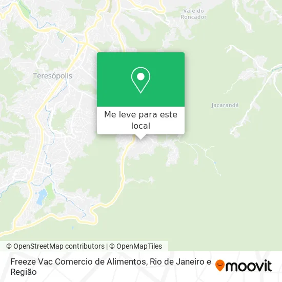 Freeze Vac Comercio de Alimentos mapa