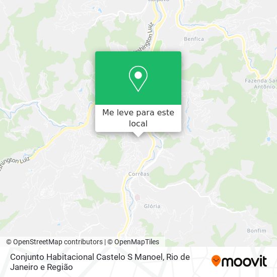 Conjunto Habitacional Castelo S Manoel mapa