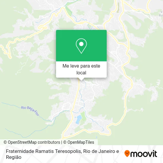 Fraternidade Ramatis Teresopolis mapa