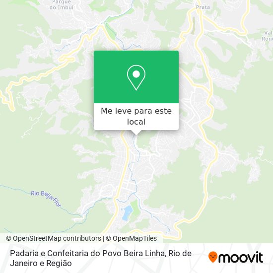 Padaria e Confeitaria do Povo Beira Linha mapa