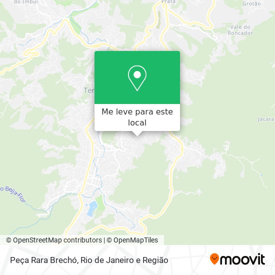 Peça Rara Brechó mapa
