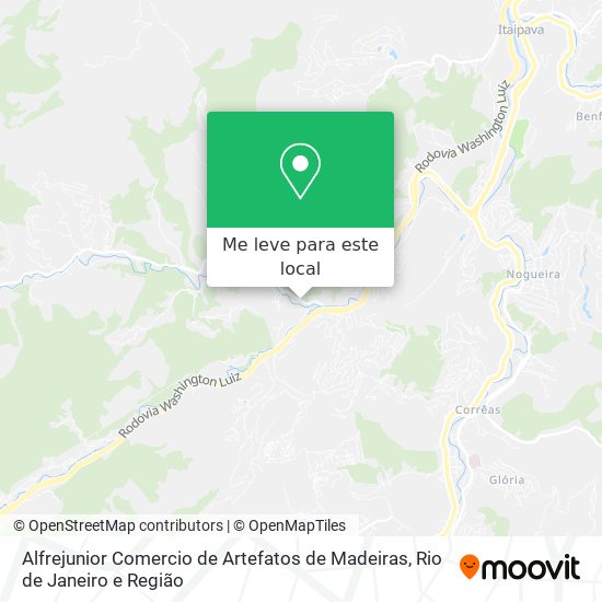 Alfrejunior Comercio de Artefatos de Madeiras mapa