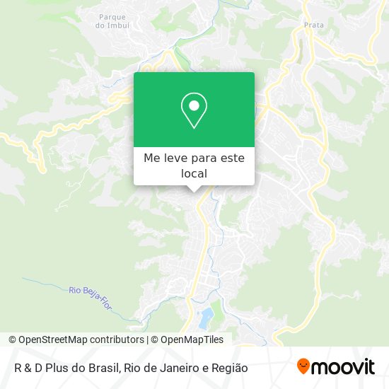 R & D Plus do Brasil mapa