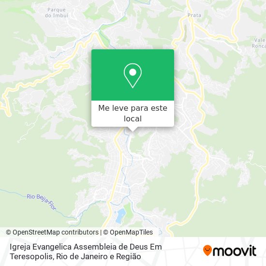 Igreja Evangelica Assembleia de Deus Em Teresopolis mapa
