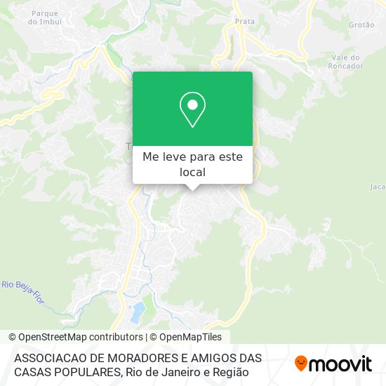 ASSOCIACAO DE MORADORES E AMIGOS DAS CASAS POPULARES mapa