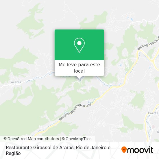 Restaurante Girassol de Araras mapa