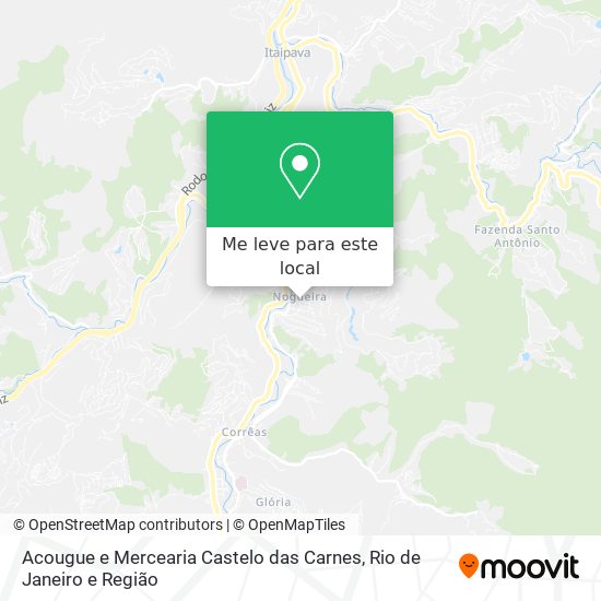 Acougue e Mercearia Castelo das Carnes mapa
