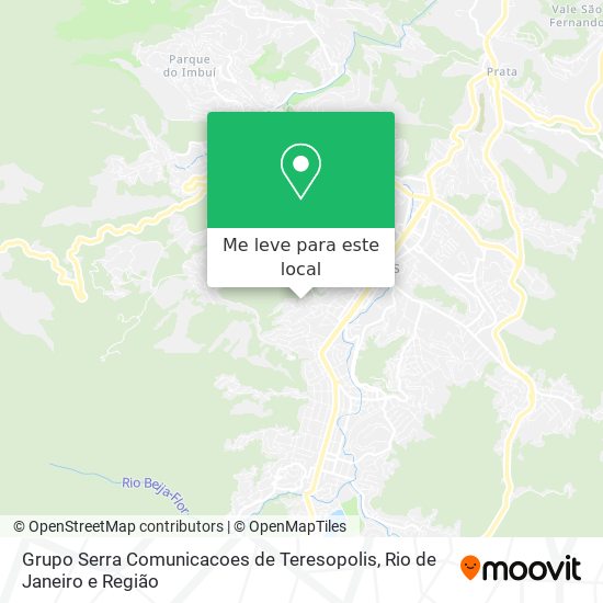 Grupo Serra Comunicacoes de Teresopolis mapa